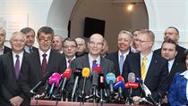 Bohuslav Sobotka (ČSSD) promlouvá po podepisování koaliční smlouvy. | na serveru Lidovky.cz | aktuální zprávy