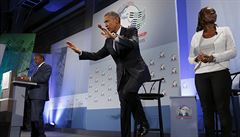 Obama zahájil v Nairobi ekonomickou konferenci.