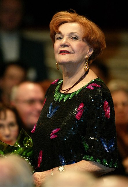 Ludmila Dvoáková na pedávání cen Thálie v roce 2002.