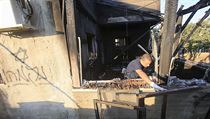 Izraelsk police zkoum ohoel zbytky dom, kter podplili izraelt...