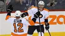 Philadelphia Flyers (Michael Raffl (vlevo) a Jakub Voracek). | na serveru Lidovky.cz | aktuální zprávy