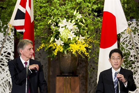 Phillip Hammond, ministr zahranií Velké Británie na návtv Japonska