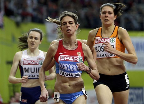 Bh na 3000 metr byl koistí ruské atletky. Ovládla ho Jelena Korobkinová.