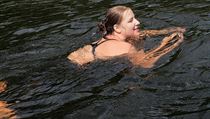 Lucie Leišová uplavala ve Vltavě za deset dní vzdálenost 180 km z Českých... | na serveru Lidovky.cz | aktuální zprávy