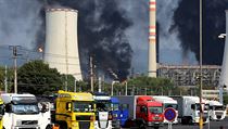V litvínovské chemičce Unipetrol vypukl požár. | na serveru Lidovky.cz | aktuální zprávy