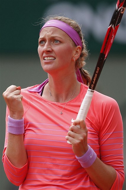 Petra Kvitová na French Open.