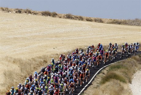 Peloton na Vuelt - ilustraní foto.