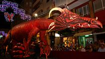 Ob loutka draka bude jednou z ozdob zahjen festivalu Skupova Plze.