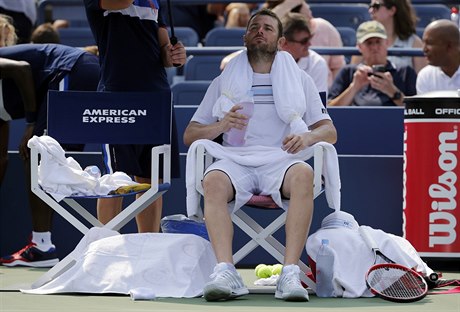 Amerian Marty Fish proil na US Open smutné louení s kariérou. V závru duelu...