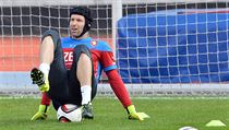 Brankář Petr Čech na tréninku fotbalové reprezentace. | na serveru Lidovky.cz | aktuální zprávy