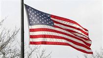 Americká vlajka. Americká vlajka.