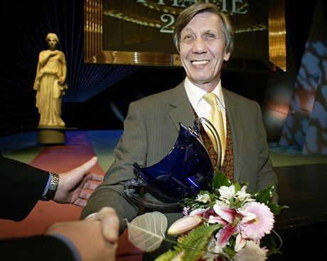 Boris Rösner na vyhlaování Ceny Thálie v roce 2005.