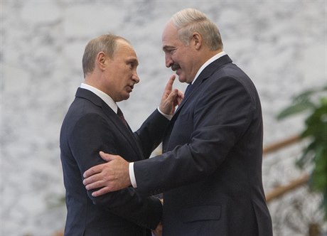 Vladimir Putin a Alexander Lukaenko.