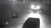 Děsivě vypadající autonehoda se šťastným koncem. | na serveru Lidovky.cz | aktuální zprávy