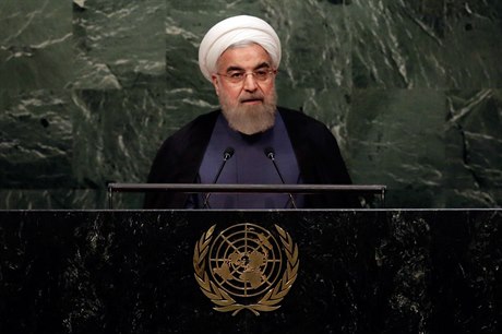 Íránský prezident Hassan Rúhání.
