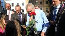 Prezident Miloš Zeman ve Frýdku Místku v rámci návštěvy Moravskoslezského... | na serveru Lidovky.cz | aktuální zprávy