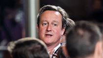 Britsk premir David Cameron pi summitu EU.