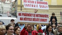 Studenti speciální pedagogiky Univerzity Jana Amose Komenského protestovali 26.... | na serveru Lidovky.cz | aktuální zprávy