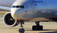 Boeing 777 v barvách ruské spolenosti Aeroflot.