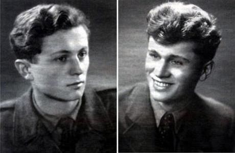 Ctirad (vlevo) a Josef Maínové na archivním snímku