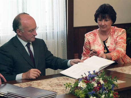 Soudkyn Zdenka Nmcová na snímku z roku 2001.