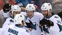 San Jose slaví gól. Uprostřed Hertl (48). | na serveru Lidovky.cz | aktuální zprávy