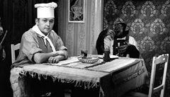 Lubomír Lipský pi natáení komedie est mdvd s Cibulkou v roce 1972.