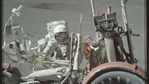 Archivn smmky americkch kosmonaut z Msce.