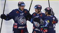 Liberečtí hokejisté se radují ze vstřelené branky. | na serveru Lidovky.cz | aktuální zprávy