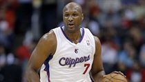 Lamar Odom jet v dresu Los Angeles Clippers.