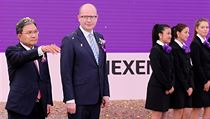 Slavnostního zahájení výstavby korejské továrny na pneumatiky Nexen v Žatci se... | na serveru Lidovky.cz | aktuální zprávy