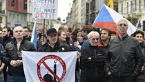 Protestní shromáždění proti nelegální imigraci 28. října v Brně. | na serveru Lidovky.cz | aktuální zprávy