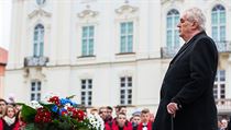 Miloš Zeman položil věnec k soše T.G.M. | na serveru Lidovky.cz | aktuální zprávy