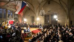 Ceremonie se tradin konala ve Vladislavském sále.