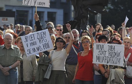 Zbytené demonstrace. Nájemníci byt OKD se v minulosti (snímek je z roku 2009)...