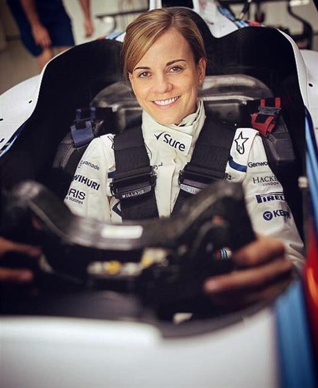 Testovací pilotka stáje formule 1 Williams Susie Wolffová.