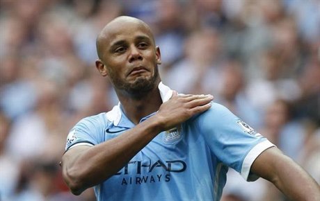 Kapitán fotbalist Manchesteru City Vincent Kompany.