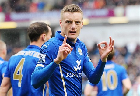 Anglický fotbalista Jamie Vardy.