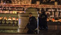 Policisté hlídkují na Place de la Republique. | na serveru Lidovky.cz | aktuální zprávy