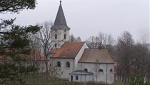 Kostel v Okříškách. Kostel v Okříškách.