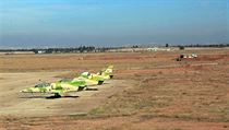 Syrsk sttn agentura SANA zveejnila snmky letoun na dobyt leteck...