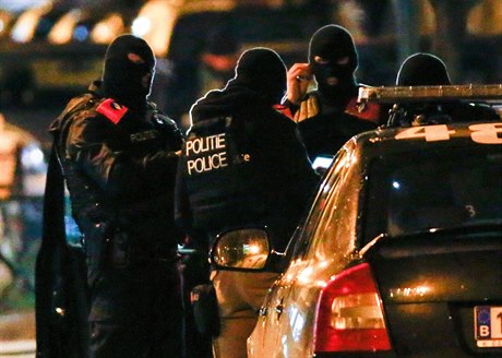 Ilustraní foto: Zásah proti teroristm v Belgii.