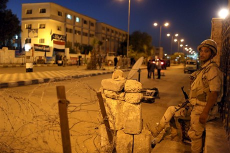 Egyptský voják na strái (ilustraní snímek).