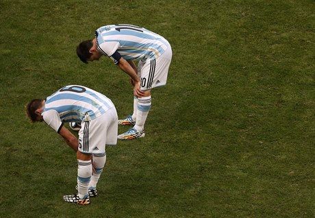 Argentintí fotbalisté. Ilustraní foto.