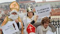 Stávka Mikulášů v Praze. | na serveru Lidovky.cz | aktuální zprávy