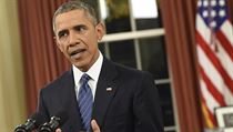 Prezident USA Barack Obama během svého proslovu v Oválné pracovně, kde označil... | na serveru Lidovky.cz | aktuální zprávy