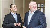 Kauza Oleo u soudu. Ivo Rittig (vpravo) a advokát David Michal. | na serveru Lidovky.cz | aktuální zprávy