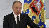 Vladimir Putin podv vron zprvu o stavu Rusk federace.