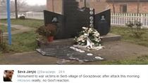 Terčem útočníků se stal i památník obětem bombardování NATO. | na serveru Lidovky.cz | aktuální zprávy