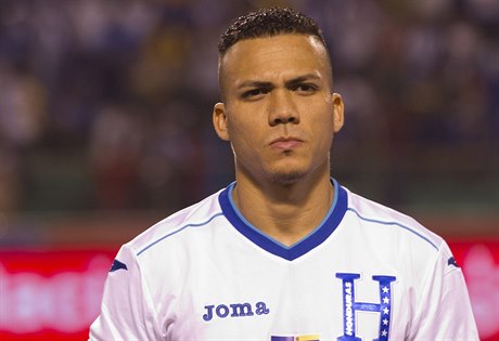 Arnold Peralta v dresu Hondurasu.